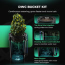 Anzucht | Premium Mars Hydro 5-Gallonen-DWC-Hydrokultursystem-Kit mit 2 Eimern (jeweils 8 Zoll)