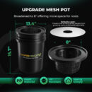 Anzucht | Premium Mars Hydro 5-Gallonen-DWC-Hydrokultursystem-Kit mit 2 Eimern (jeweils 8 Zoll)